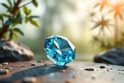 Kék topáz, a gyógyító kövek közé tartozó drágakő