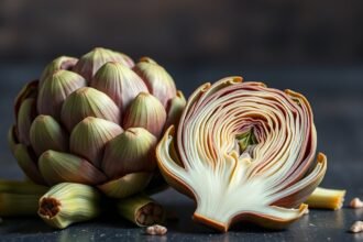 Friss csicsóka és annak metszete, egészséges táplálkozás