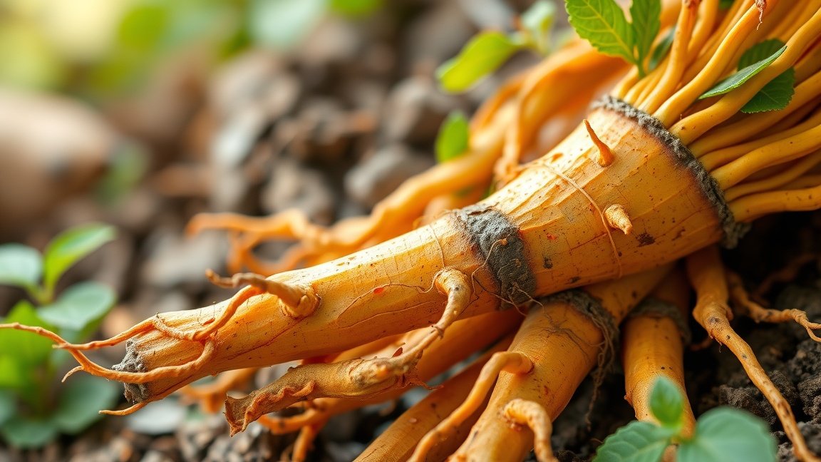 A ginzeng gyökere, természetes gyógymód az immunrendszer erősítésére.