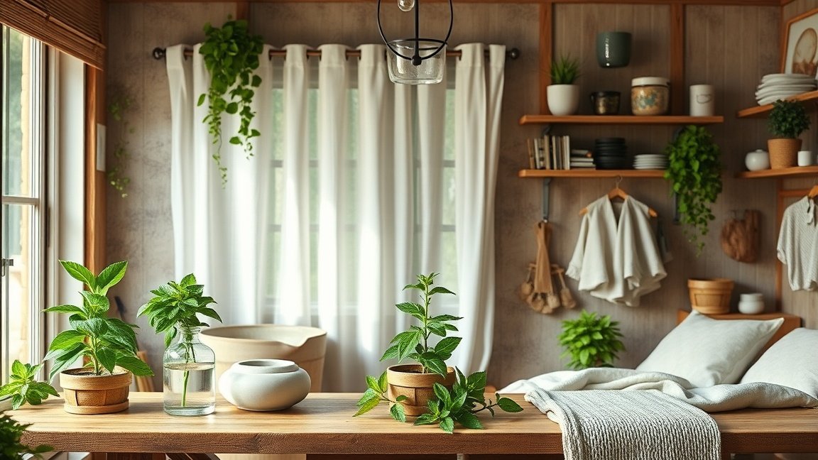 Borsmenta illóolaj és frissítő növények a modern otthonban