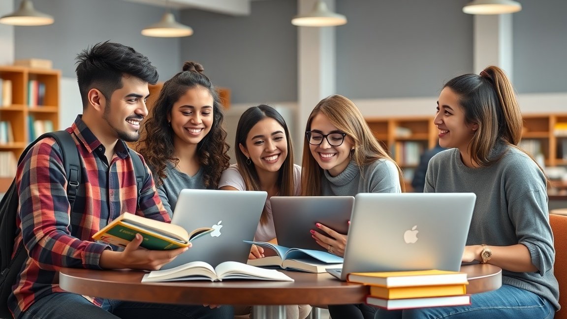 Kreditrendszer a felsőoktatásban: működése és előnyei a hallgatók számára 1 Hallgatók csoportja laptopokkal és könyvekkel tanulás közben