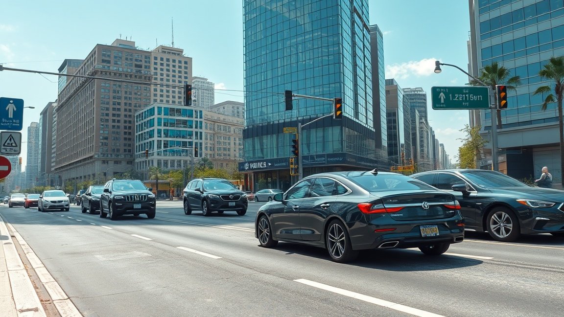 Önvezető autók működése: kulcsfontosságú technológiák, szoftverek és szabályozási kihívások 1 Önvezető autók forgalma a városi környezetben