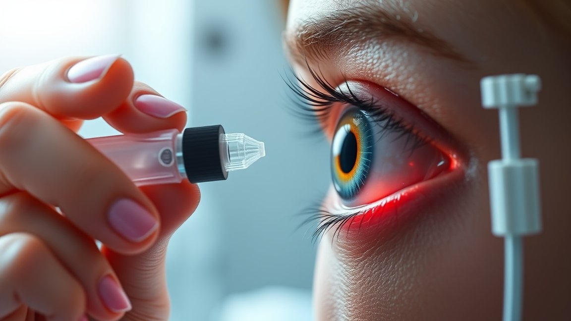 Pupillatágítók az orvostudományban: Hatásmechanizmus, kockázatok és alkalmazási területek 1 Pupillatágító szemcsepp alkalmazása orvosi kezelés során.