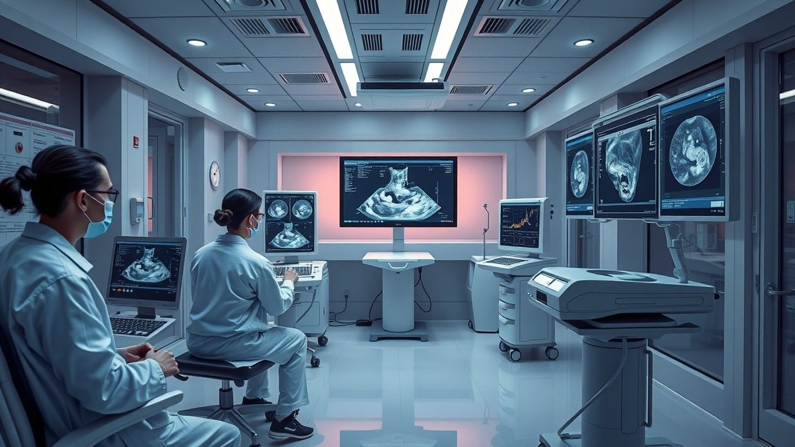 Ultrahangos diagnosztika modern orvosi környezetben